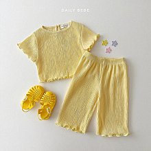 XS~XL ♥套裝(YELLOW) DAILY BEBE-2 24夏季 DBE240430-166『韓爸有衣正韓國童裝』~預購