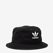 ☆【adidas帽子館】☆【愛迪達adidas三葉草刺繡漁夫帽】☆【ADH003H1】☆(黑色)