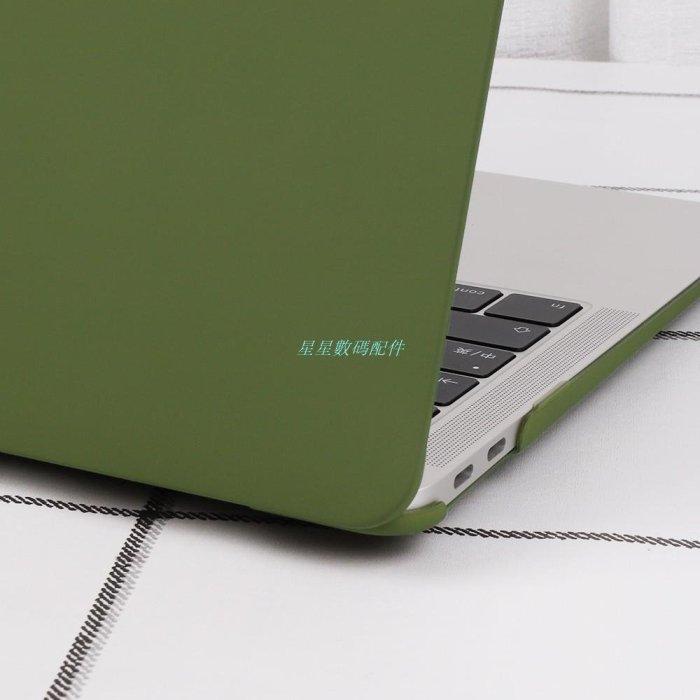MacBook保護套墨綠色 奶油殼 蘋果筆電 Apple Macbook Air Pro 13 15 保護殼 Mac外殼 電腦殼 注音鍵盤膜