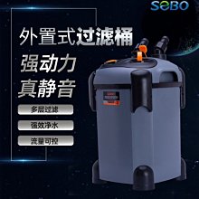 微笑的魚水族☆SOBO-松寶【缸外過濾桶 SF-650F(650L)】外置式圓桶過濾器