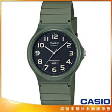【柒號本舖】CASIO 卡西歐薄型石英錶-綠 # MQ-24UC-3B (原廠公司貨)