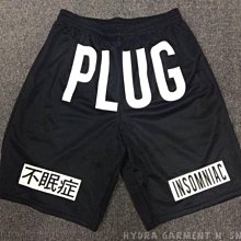 【HYDRA】美國品牌 insomniac 不眠症 THE PLUG SHORTS 字母 印花 球褲 短褲 網眼 洞洞 S M L XL