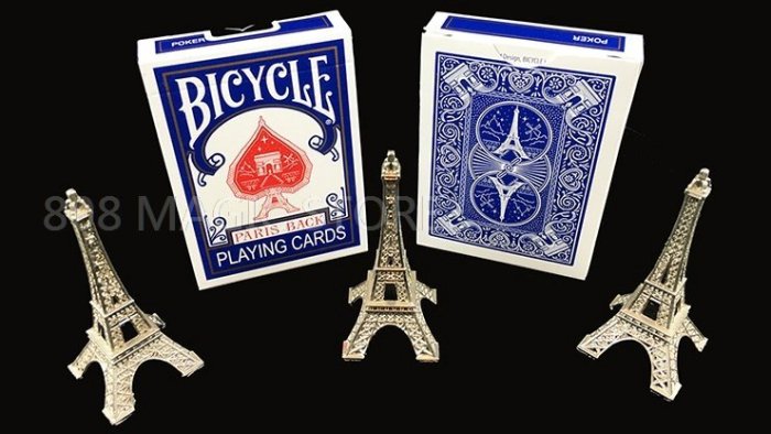 [808 MAGIC]魔術道具 巴黎牌背 Bicycle Paris Back (Blue)