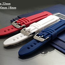 【時間探索】 防水舒適-軍錶.運動表專用快拆矽膠錶帶 ( 24mm.22mm.20mm.18mm ) sil