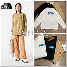 SaNDoN x『THE NORTH FACE』旅行系列印花設計刷毛保暖大學TEE 231228