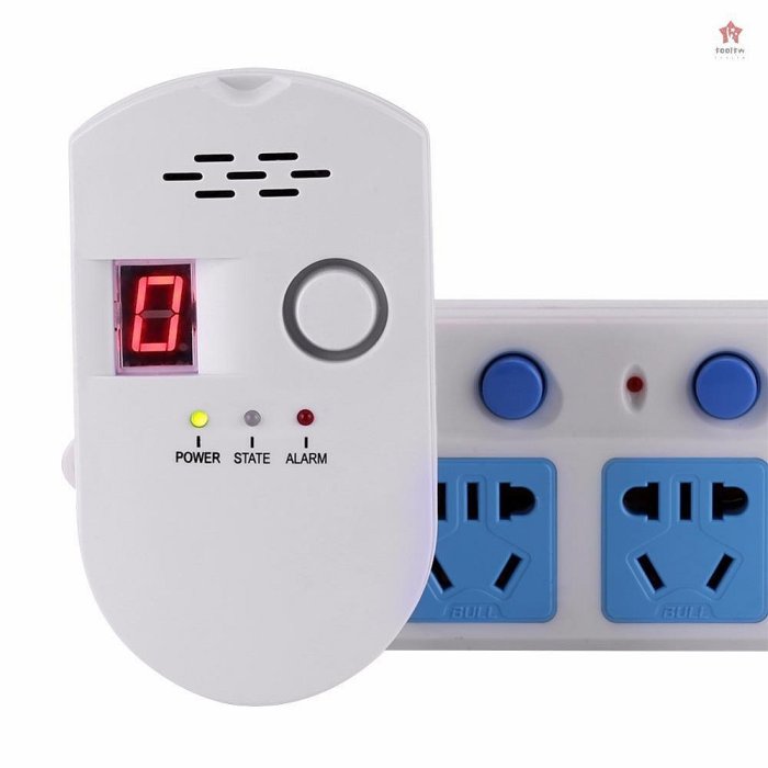 BRJ502D 最新式數字天然氣測器家用廚房用高靈敏度家用氣體報警可體洩漏監測器-來可家居