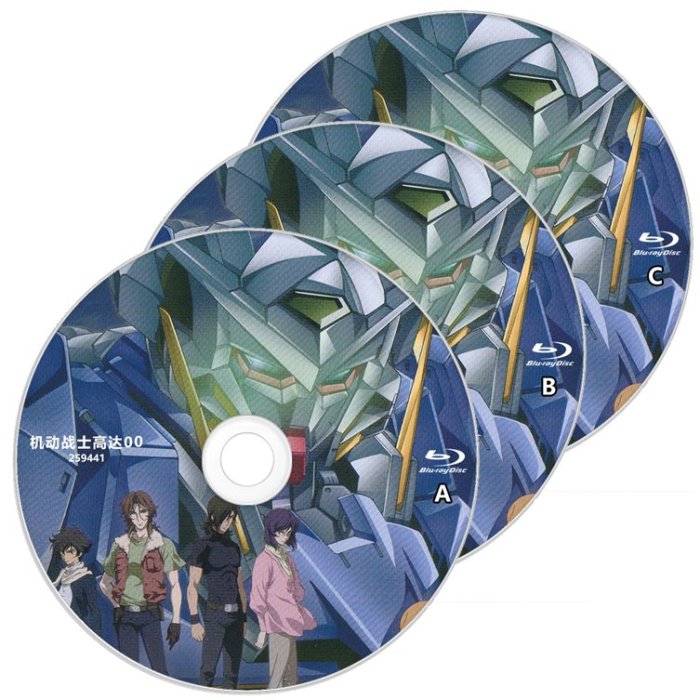 藍光影音~日本動漫BD藍光 機動戰士高達00 Mobile Suit Gundam 00 2007 宮野真守 三木真一郎 3碟盒裝