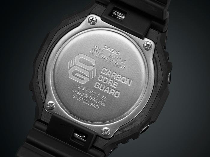 Casio G-Shock GA-2100-1A1 手錶200米防水碳纖維超薄雙顯58g AP 皇家