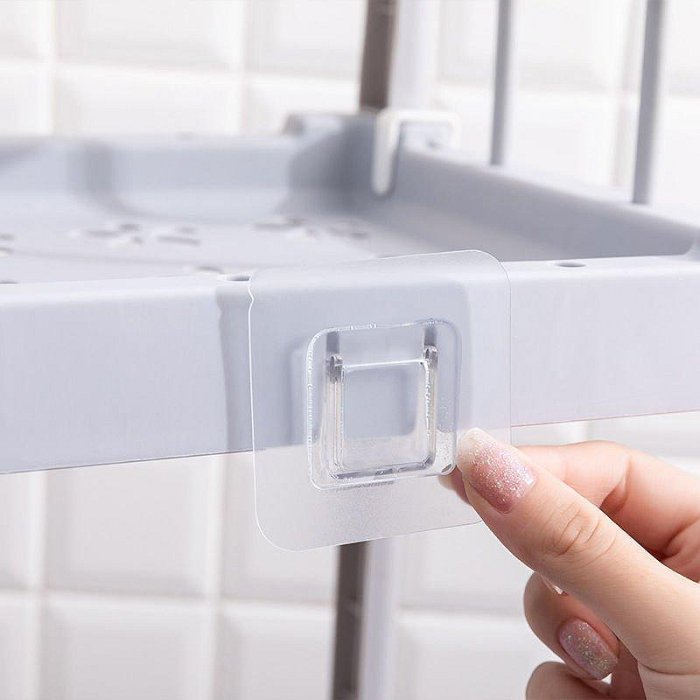 【現貨精選】衛生間馬桶置物架塑料防銹浴室收納架置地免打孔儲物架