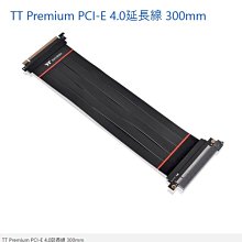 小白的生活工場*Thermaltake TT Premium PCI-E 4.0延長線 300mm/AC-058-CO1