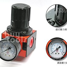 BuyTools-Regulator 氣動工具壓力調整器 調壓閥,1/2四分口徑,微調精準,鏡面壓力表,台灣製造「含稅」