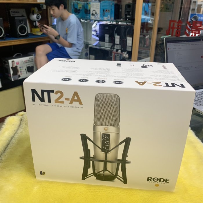 現可自取 台灣總代理公司貨 十年保固 澳洲大廠 Rode NT2-A 電容式麥克風 podcast 錄音 直播 視聽影訊