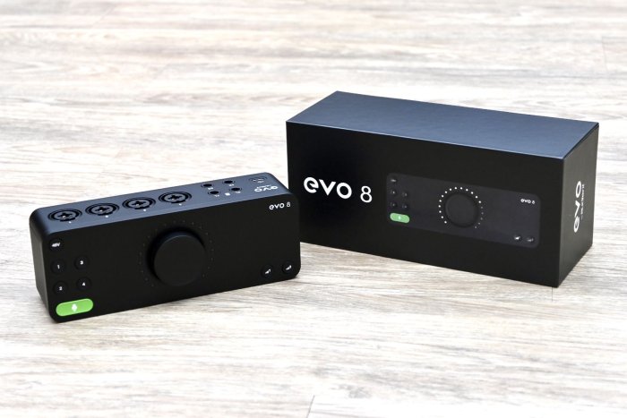 免運費可分期 現貨供應 全新 Audient EVO8 USB 錄音介面 直播 線上教學 loopback 直覺 原廠三年保固 門市近西門捷運站