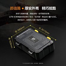 灃標儲存卡收納盒適用 for佳能 canon LP-E6電池盒fz100 索尼 sony SD卡盒CF記憶體卡盒 w11