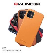 強尼拍賣~QIALINO Apple iPhone 12 mini (5.4吋) 真皮保護殼