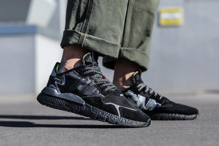 現貨- Adidas Nite Jogger 全黑BOOST 皮革3M 反光EE5884 | Yahoo奇摩拍賣