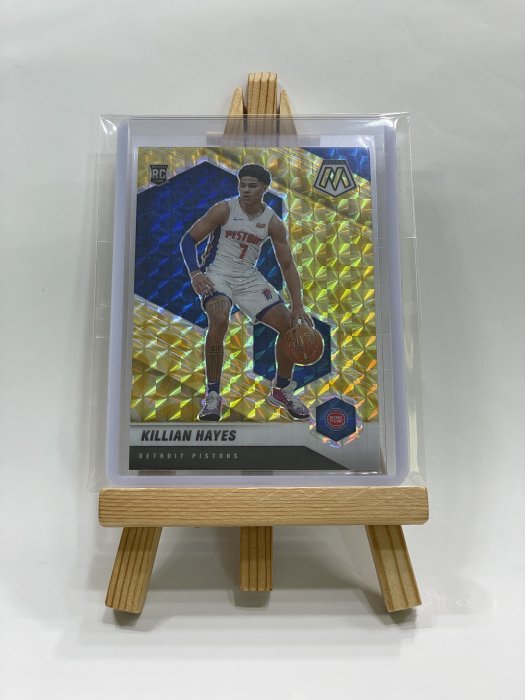 2020-21 Mosaic Killian Hayes Yellow Mosaic RC #222