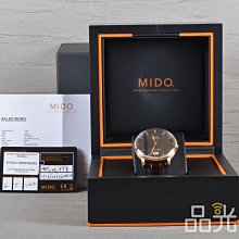 【品光數位】MIDO 香榭系列 M0216263604100 機械錶 錶徑42mm #125718T