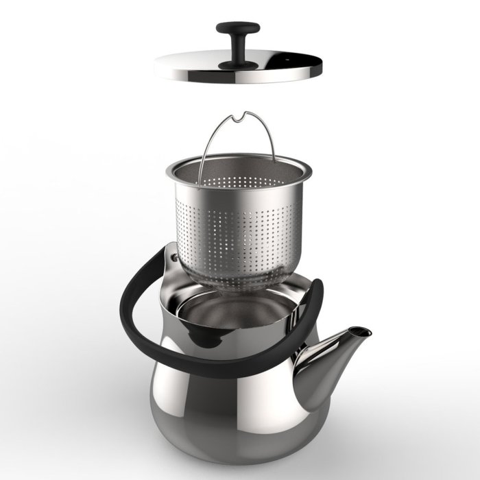 義大利 ALESSI  Cha Teapot / Kettle Teapot  水壺 0.9L 附濾網   義大利空運
