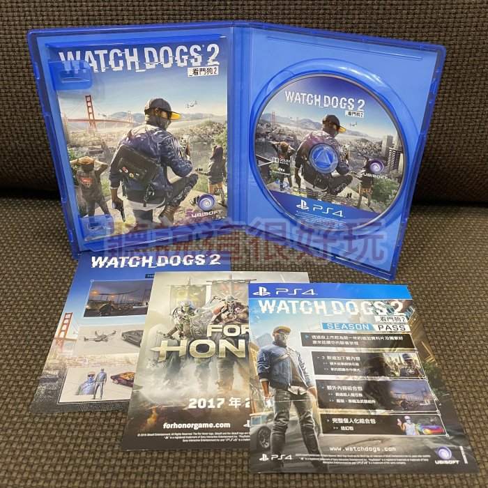 無刮 中文版 PS4 看門狗 2 Watch Dogs 2 正版 遊戲 5 S132