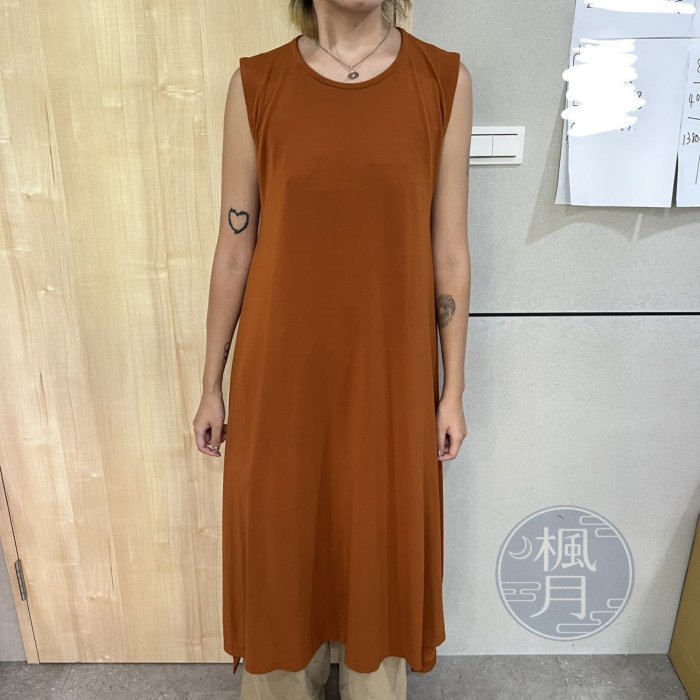 BRAND楓月 ISSEY MIYAKE 三宅一生 焦糖連身長裙 #2 精品服飾 女裝 長裙 長洋裝