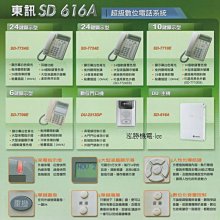 東訊電話總機....新款6鍵SD-7706E顯示話機5台+SD-616A主機...新品..專業的服務