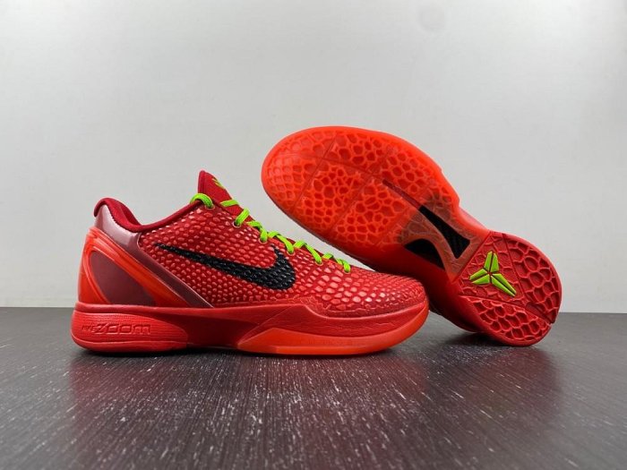 NIKE KOBE VI 6 PROTRO REVERSE GRINCH 反轉青竹絲FV4921-600 一元起標