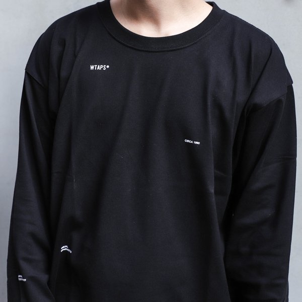 【QUEST】WTAPS 2018 AW CONTENTS LS TEE 素面 文字 薄長T 長袖 黑色LONGLIVE