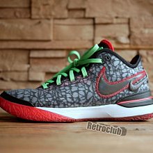 週日結標 Retro CLUB【2000元起標】【二手】NIKE ZOOM LEBRON NXXT GEN EP 黑紅 電競 籃球鞋 F24412