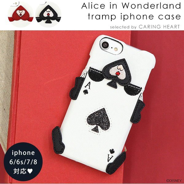 【現貨在台】ACCOMMODE 迪士尼  愛麗絲 鋪克牌人 alice 手機殼 iPhone7  iPhon8