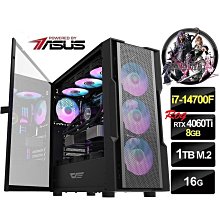 最終幻想】20核 I7 水冷 華碩 WIFI 梟鷹3風扇 RTX4060TI 飇 16G D5 電競 1T SSD 電腦 主機