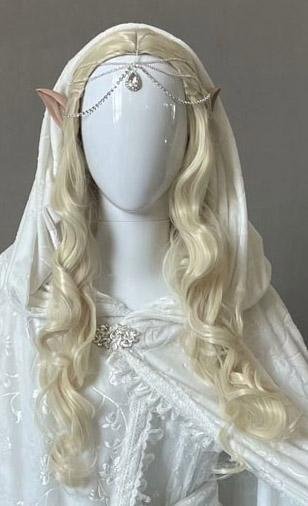 COS精靈 魔戒 指環王 魔法師 精靈服裝 白色精靈女王凱蘭崔爾套裝