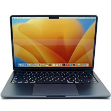 【台中青蘋果】MacBook Air 13吋 Retina M2 8G 256G 2022 午夜色 #85754