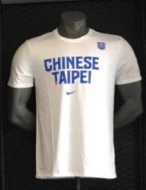 黑Ｌ全新正品 Nike Chinese Taipei Tee 台北T 中華台北 白 AO2619-100 474