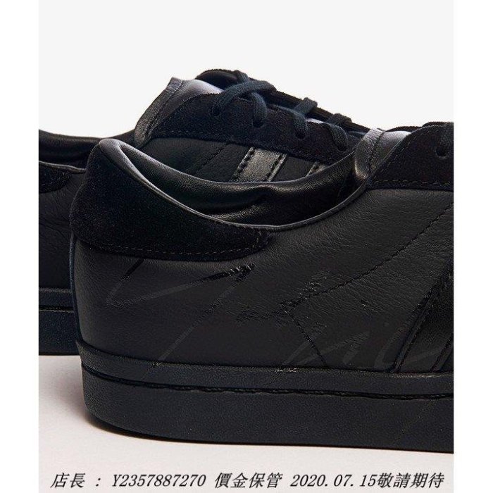 Adidas Y-3 Yohji Star  銷魂黑 山本耀司 經典 貝殼潮流鞋 男潮流鞋 女潮流鞋 EH2268