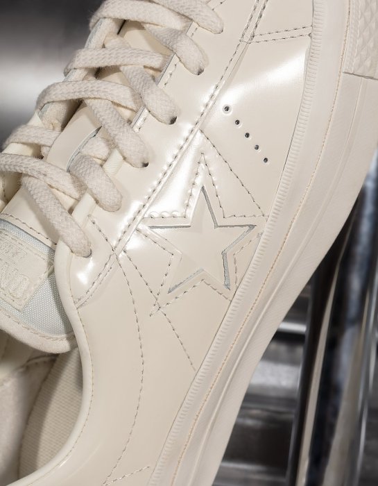 【Luxury】Converse one star hanbyeol leather 皮革帆布鞋 黑白 男女鞋 韓國正品