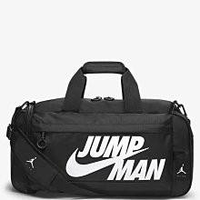 南◇2022 5月 NIKE Jordan Jump man 健身包 旅行包 側背 手提 黑 DV5371-010