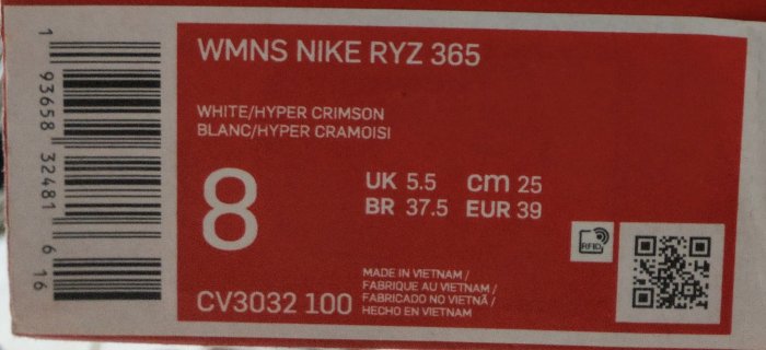 【二手女鞋-只穿一次】耐吉WMNS NIKE RYZ365老爹鞋 雷射桃紅(25cm版型偏小，建議24-24.5穿)