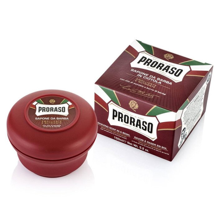 義大利 Proraso 滋潤檀香 刮鬍皂（紅標）剃鬚皂 刮鬍泡 刮鬍膏 刮鬍乳 刮鬍霜 剃鬚膏 剃鬚泡 刮鬍露 刮鬍凝膠