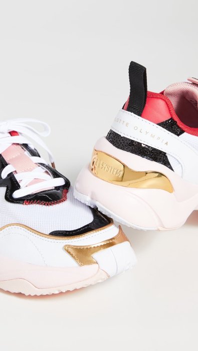 PUMA x Charlotte Olympia Rise 運動鞋-白/粉色