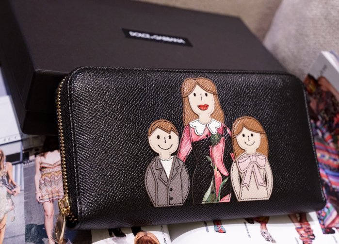 Dolce & Gabbana Family zip around wallet 我愛媽咪 拉鍊長夾