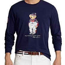 Polo Ralph Lauren polo bear 限量美國國旗奧運熊 長T 青年款 美國姐妹屋