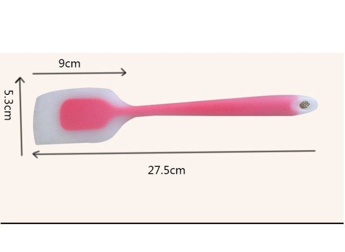 蜜豆奶小舖~歐霸蛋糕刮刀 大號 一體式矽膠 耐高溫 手工皂 透明矽膠刮刀 刮鏟 攪拌棒一體成形 氣炸鍋配件 烘焙用品