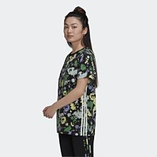 限時特價 南◇2022 5月 adidas NEXT GEN 短袖上衣 女款 短T 花卉 寬鬆 滿版 H15788