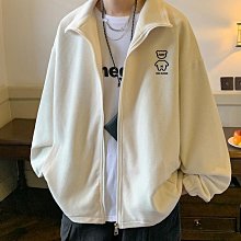 FINDSENSE X 2022 街頭時尚 男士 寬鬆大尺碼 外套 華夫格 簡約小熊圖案 夾克