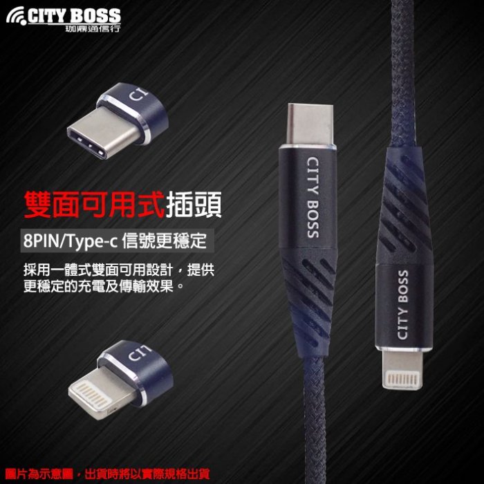 捌CITY BOSS Sony D5503 Z1 Compact 6A設計抗拉扯快充線保護 一米六防彎折數據線