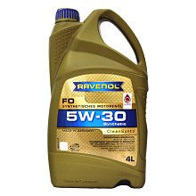 【易油網】【缺貨】RAVENOL FO SAE 5W30 合成機油 4L