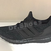 【Dr.Shoes】Adidas Ultra Boost 4.0 男鞋 黑 編織 襪套 緩震 慢跑鞋 F36641