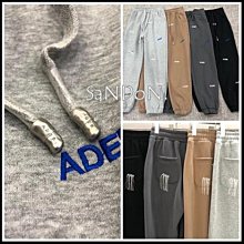 SaNDoN x『ADER』細節處滿點厚實感刷毛設計撞色立體設計經典品牌鬆緊綁帶棉褲 231225