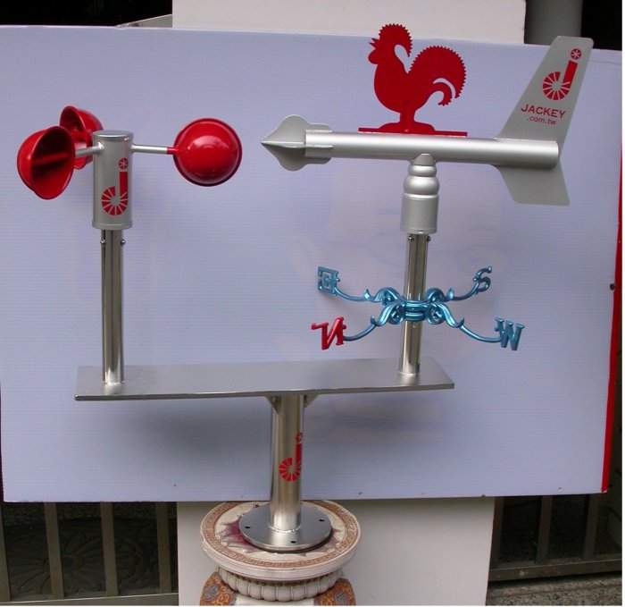 工安用耐風型景觀風杯風向機(風向計風向儀) wind vane, JK Wind Compass, JK-28E+CUP